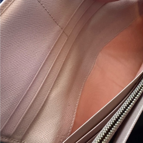 Prada Pink Staffiano Leather Continental Long Wallet Pre loved - Picture 9 of 9